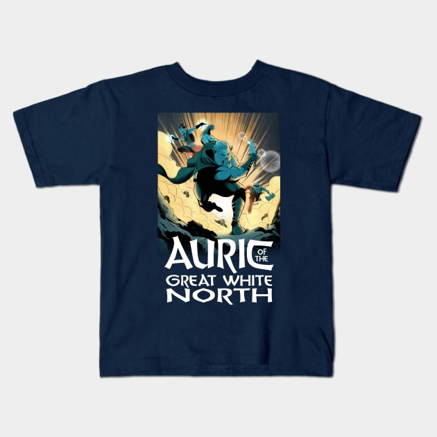 Auric #06 Cover Kids T-Shirt by Great North Comic Shop